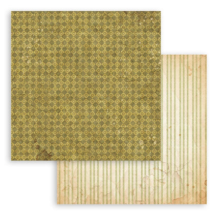 Bloc de papier imprimé pour scrapbooking et loisirs créatifs, 10 feuilles, cm 30,5x30,5 (12"x12"), fonds - Silent Night