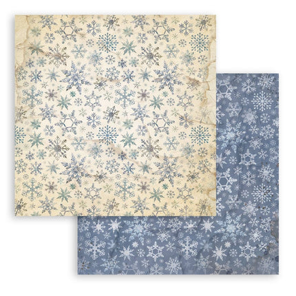 Bloc de papier imprimé pour scrapbooking et loisirs créatifs, 10 feuilles, cm 30,5x30,5 (12"x12"), fonds - Silent Night
