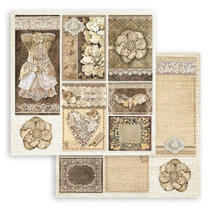 Paperpad Old Lace - 30,5x30,5 cm - 10 vellen