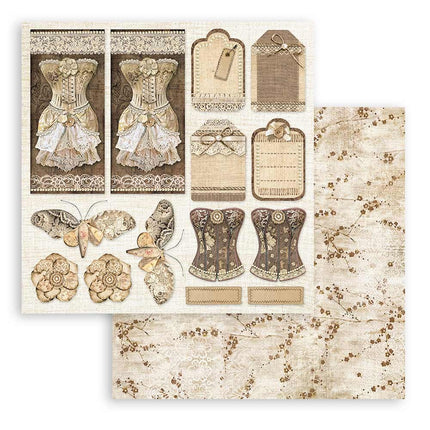 Paperpad Old Lace - 30,5x30,5 cm - 10 vellen