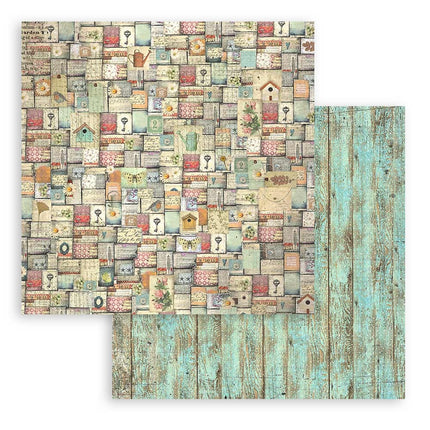 Bloc de papiers Garden - 30,5x30,5 cm - 10 feuilles