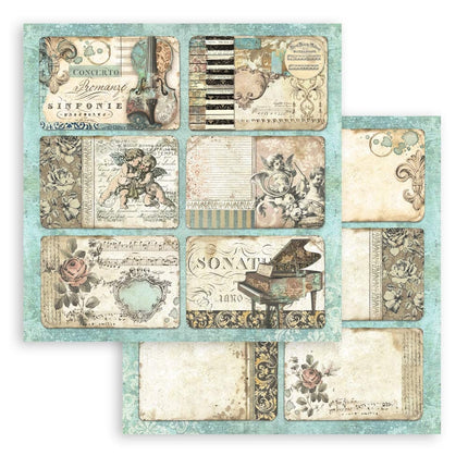 Paperpad Music - 30,5x30,5 cm - 10 vellen