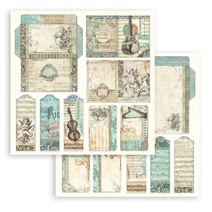 Paperpad Music - 30,5x30,5 cm - 10 vellen