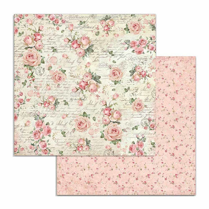 Bloc de papiers Pink Christmas - 30,5x30,5 cm - 10 feuilles