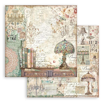 Paperpad Brocante Antiques - 20,3x20,3 cm - 10 vellen