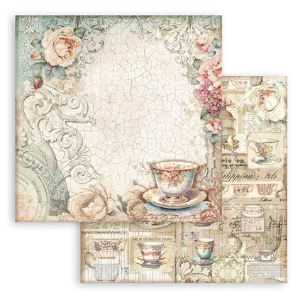 Paperpad Brocante Antiques - 20,3x20,3 cm - 10 vellen