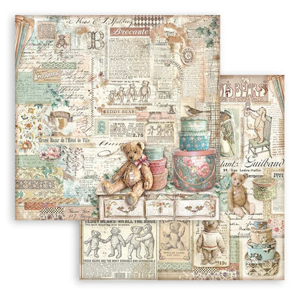 Paperpad Brocante Antiques - 20,3x20,3 cm - 10 vellen