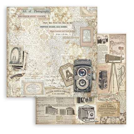 Paperpad Brocante Antiques - 20,3x20,3 cm - 10 vellen
