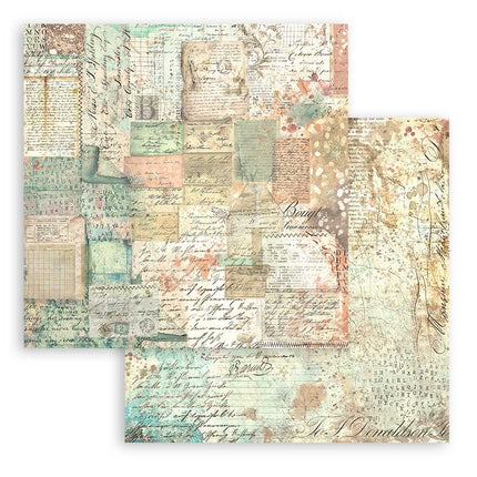 Paperpad Brocante Antiques Backgrounds Selection - 20,3x20,3 cm - 10 vellen
