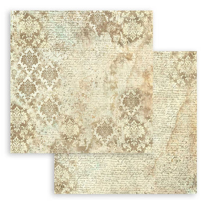 Paperpad Brocante Antiques Backgrounds Selection - 20,3x20,3 cm - 10 vellen