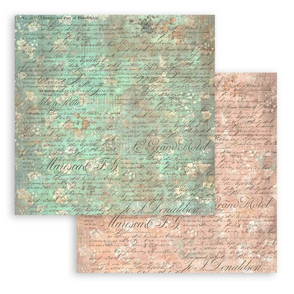 Paperpad Brocante Antiques Backgrounds Selection - 20,3x20,3 cm - 10 vellen