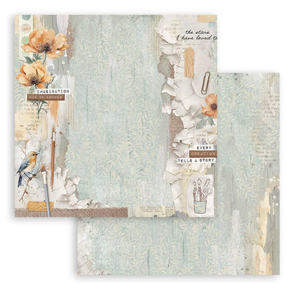 bloc de papiers Create Happiness Secret Diary - 20,3x20,3 cm - 10 feuilles