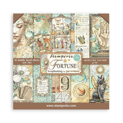 Paperpad Fortune - 20,3x20,3 cm - 10 vellen