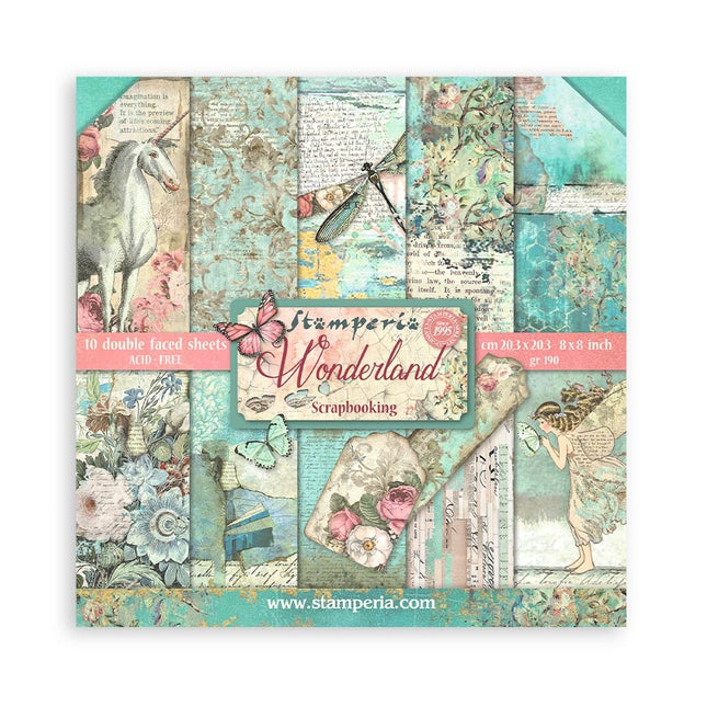 Paperpad Wonderland - 20,3x20,3 cm - 10 vellen