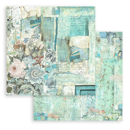 Bloc de papiers Wonderland - 20,3x20,3 cm - 10 feuilles