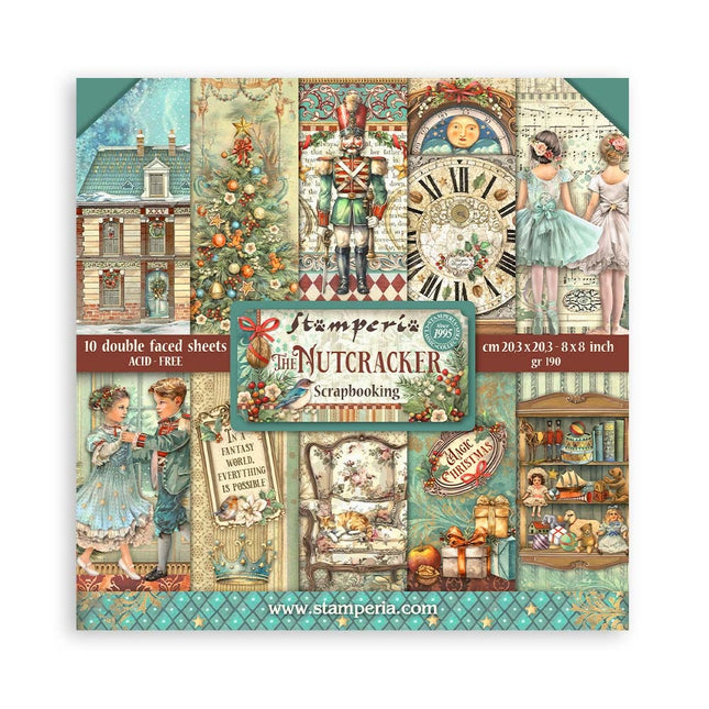 The Nutcracker - bloc de papiers - 20,3x20,3 cm - 10 feuilles