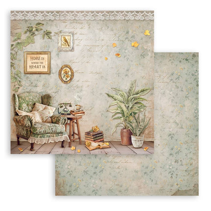 Paperpad Golden Harmony - 20,3x20,3 cm - 10 vellen