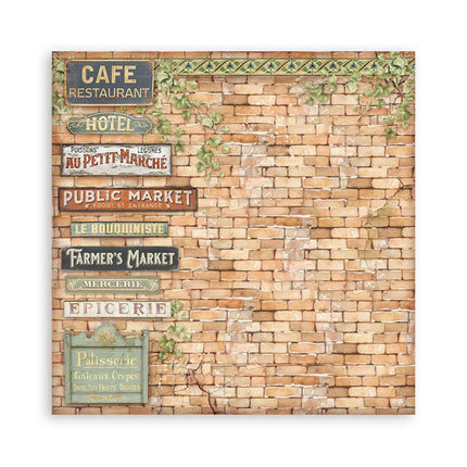 Paperpad Art of Travelling - 20,3x20,3 cm - 10 vellen