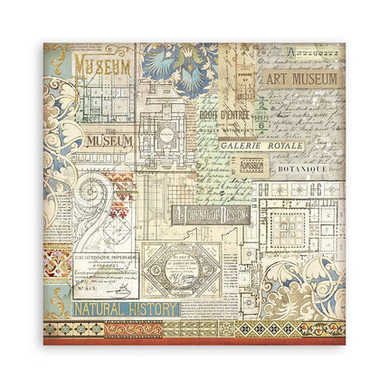 Paperpad Art of Travelling - 20,3x20,3 cm - 10 vellen