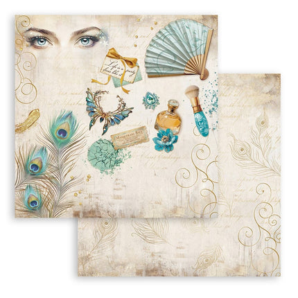 Bloc de papiers Masquerade - 20,3x20,3 cm - 10 feuilles
