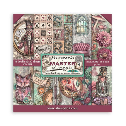 Paperpad Master of Magic - 20,3x20,3 cm - 10 vellen