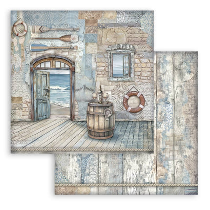 Paperpad Silent Sea - 20,3x20,3 cm - 10 vellen
