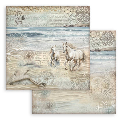Paperpad Silent Sea - 20,3x20,3 cm - 10 vellen