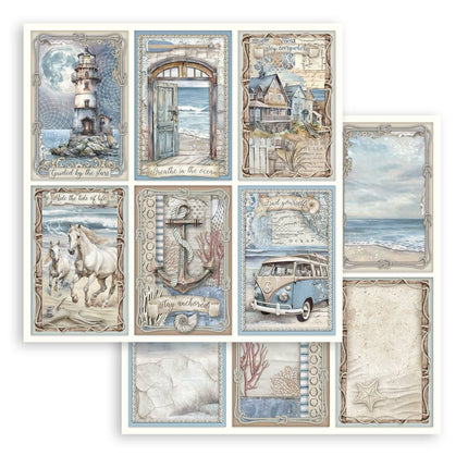 Paperpad Silent Sea - 20,3x20,3 cm - 10 vellen