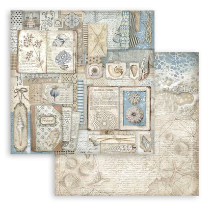 Paperpad Silent Sea - 20,3x20,3 cm - 10 vellen