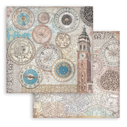 Bloc de papiers Venice City of Art - 20,3x20,3 cm - 10 feuilles