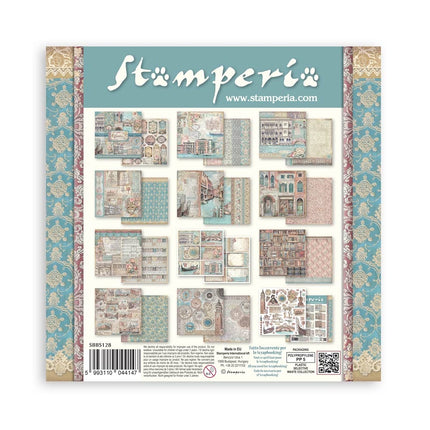 Bloc de papiers Venice City of Art - 20,3x20,3 cm - 10 feuilles