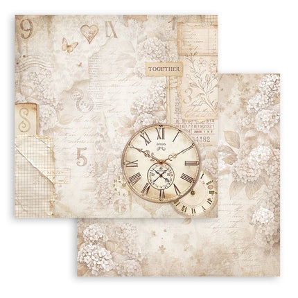 Bloc de papiers Quiet Days - 20,3x20,3 cm - 10 feuilles
