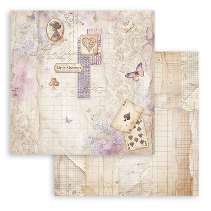 Bloc de papiers Quiet Days - 20,3x20,3 cm - 10 feuilles