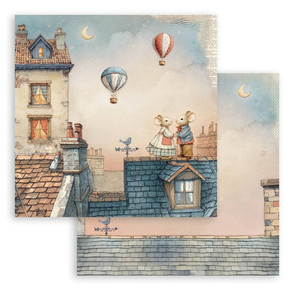 Petit bloc de scrapbooking 10 feuilles cm 20,3X20,3 (8"X8") - Famille
