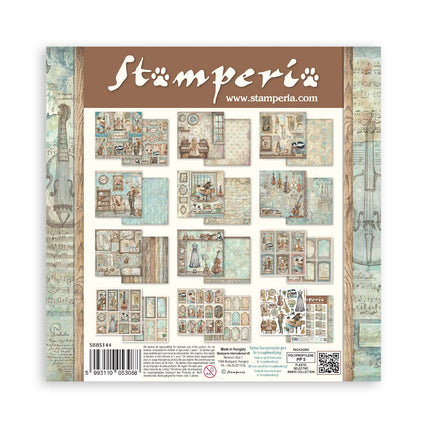 Bloc imprimé de scrapbooking pour loisirs créatifs 10 feuilles cm 20,3X20,3 (8"X8") - Symphony
