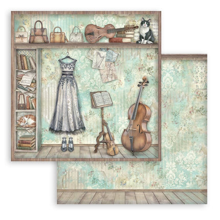 Bloc imprimé de scrapbooking pour loisirs créatifs 10 feuilles cm 20,3X20,3 (8"X8") - Symphony
