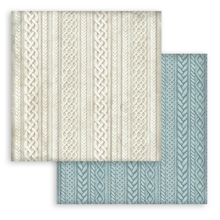 Bloc de scrapbooking imprimé pour loisirs créatifs 10 feuilles cm 20,3X20,3 (8"X8") arrière-plans - White Christmas