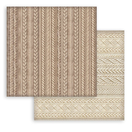 Bloc de scrapbooking imprimé pour loisirs créatifs 10 feuilles cm 20,3X20,3 (8"X8") arrière-plans - White Christmas