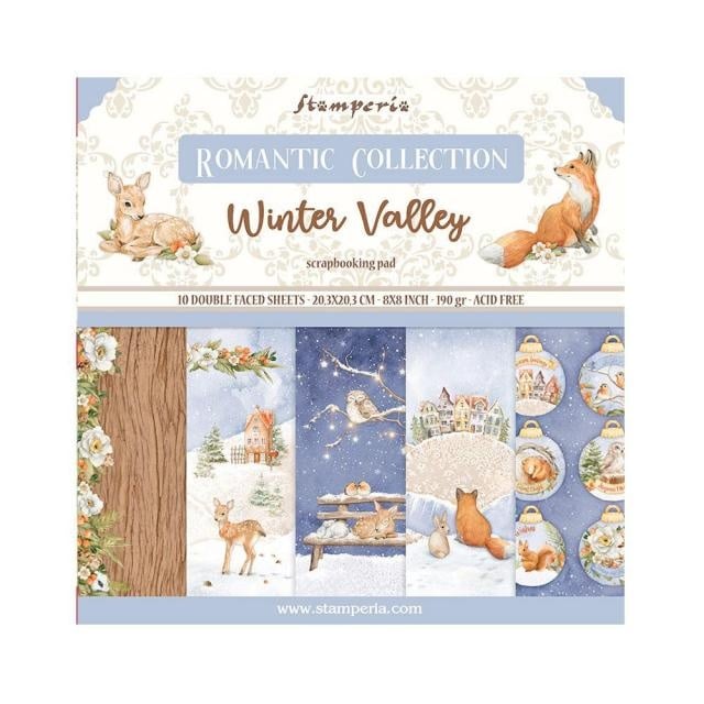 Paperpad Winter Valley - 20,3x20,3 cm - 10 vellen