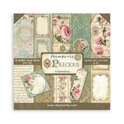 Paperpad Precious - 20,3x20,3 cm - 10 vellen