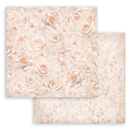 Bloc de papiers Romance Forever - 20,3x20,3 cm - 10 feuilles