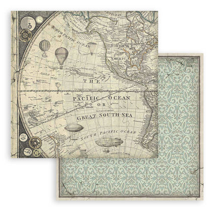 Paperpad Voyages Fantastiques Backgrounds Selection - 20,3x20,3 cm - 10 vellen