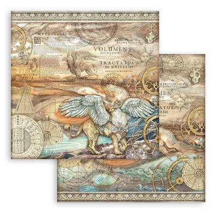 Bloc de papiers Sir Vagabond in Fantasy World - 20,3x20,3 cm - 10 feuilles