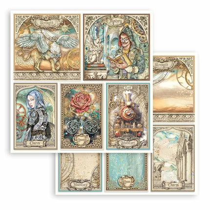Bloc de papiers Sir Vagabond in Fantasy World - 20,3x20,3 cm - 10 feuilles