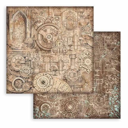 Paperpad Sir Vagabond in Fantasy World Backgrounds Selection - 20,3x20,3 cm - 10 vellen
