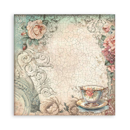Paperpad Brocante Antiques Enkelzijdig - 20,3x20,3 cm - 22 vellen