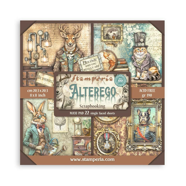 Paperpad Alterego Enkelzijdig - 20,3x20,3 cm - 22 vellen