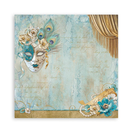 Paperpad Masquerade Enkelzijdig - 20,3x20,3 cm - 22 vellen