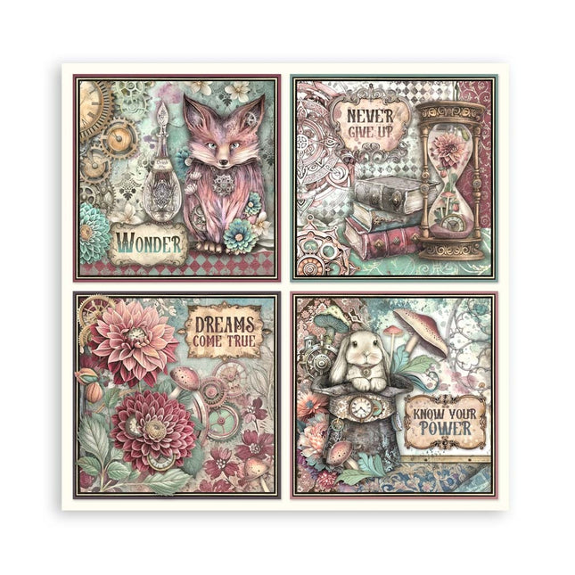 Bloc de papiers Master of Magic simple face - 20,3x20,3 cm - 22 feuilles