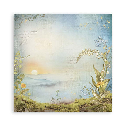 Bloc de papiers Hidden Grove recto seul - 20,3x20,3 cm - 22 feuilles